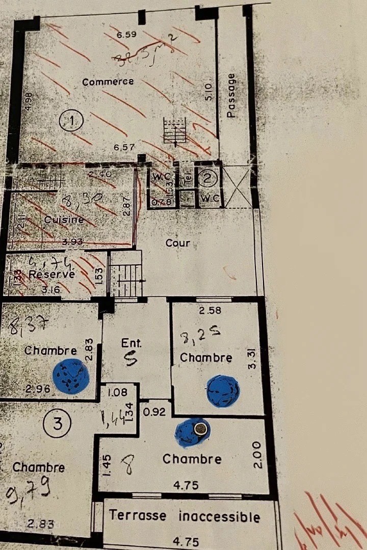 IMMEUBLE DE RAPPORT - 122 M2 - COLOMBES (92) 100 % LOUÉ EN BAIL PRÉCAIRE — photo 2
