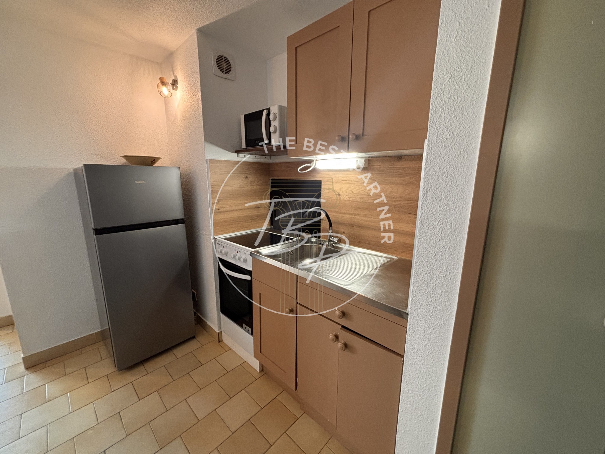 Studio cabine avec loggia et piscine   Valras-Plage — photo 3