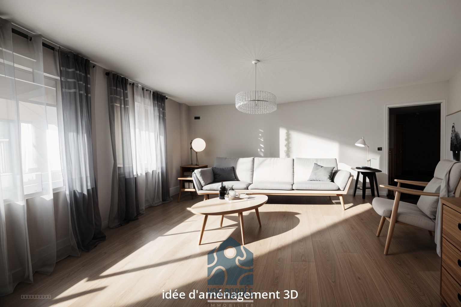 APPARTEMENT 4 PIECES AVEC BALCON, CAVE ET PARKING — photo 2