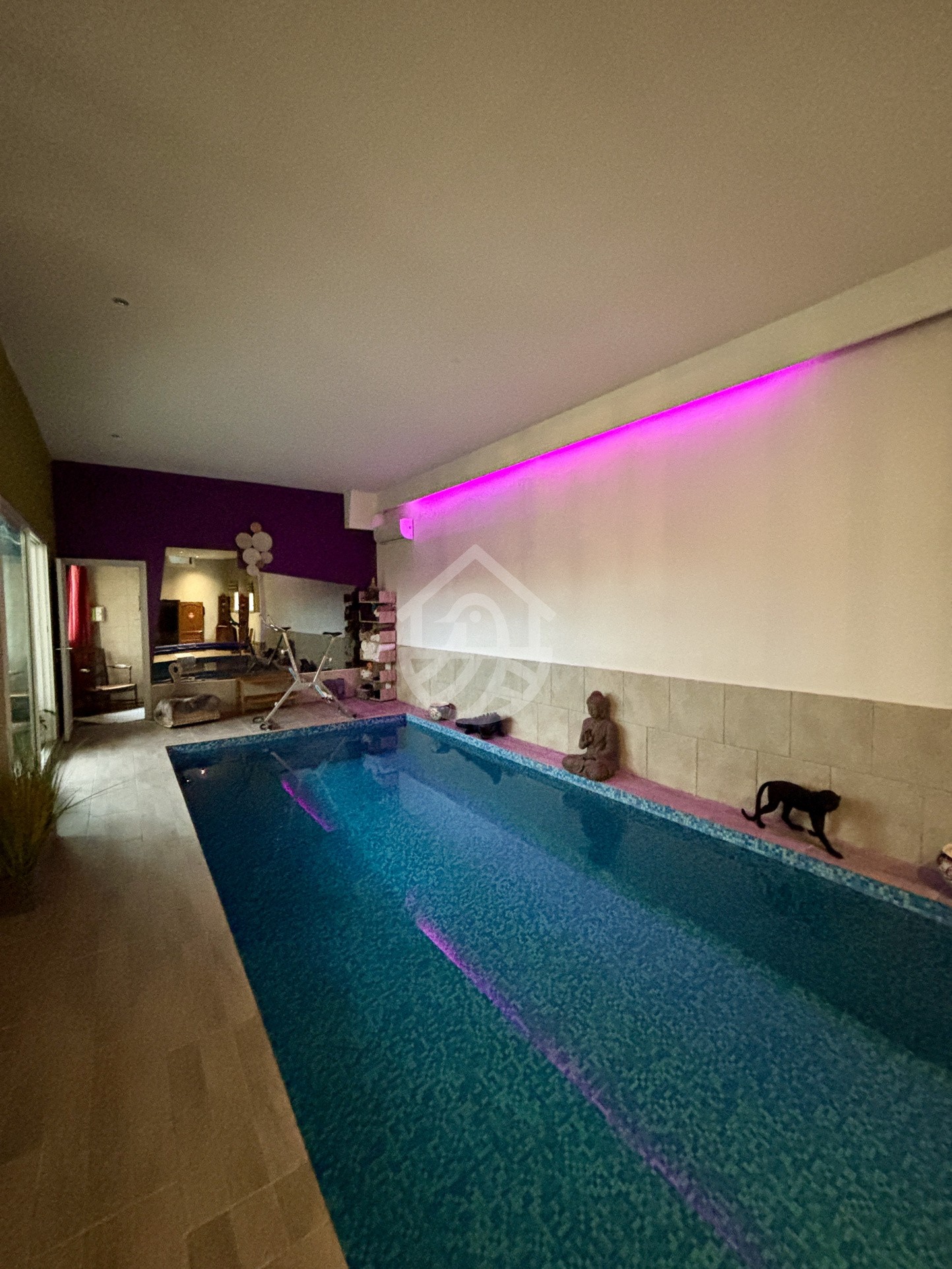 LIVRON-SUR-DROME : MAISON D'ARCHITECTE - 7 PIÈCES - PISCINE INTÉRIEURE — photo 8