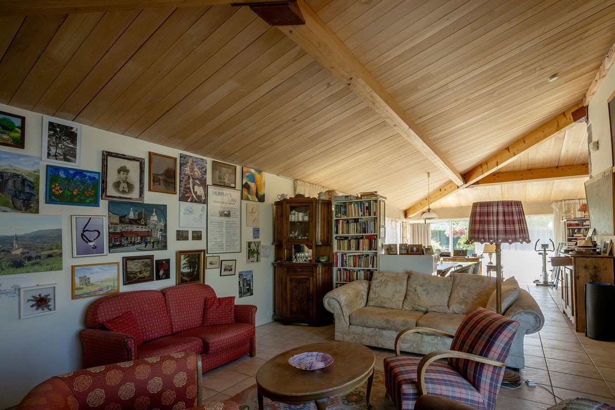 Deux maisons en pierre de 148 m2 et 104 m2, sur un terrain de 1,58 ha et une piscine avec vue panoramique. — photo 8