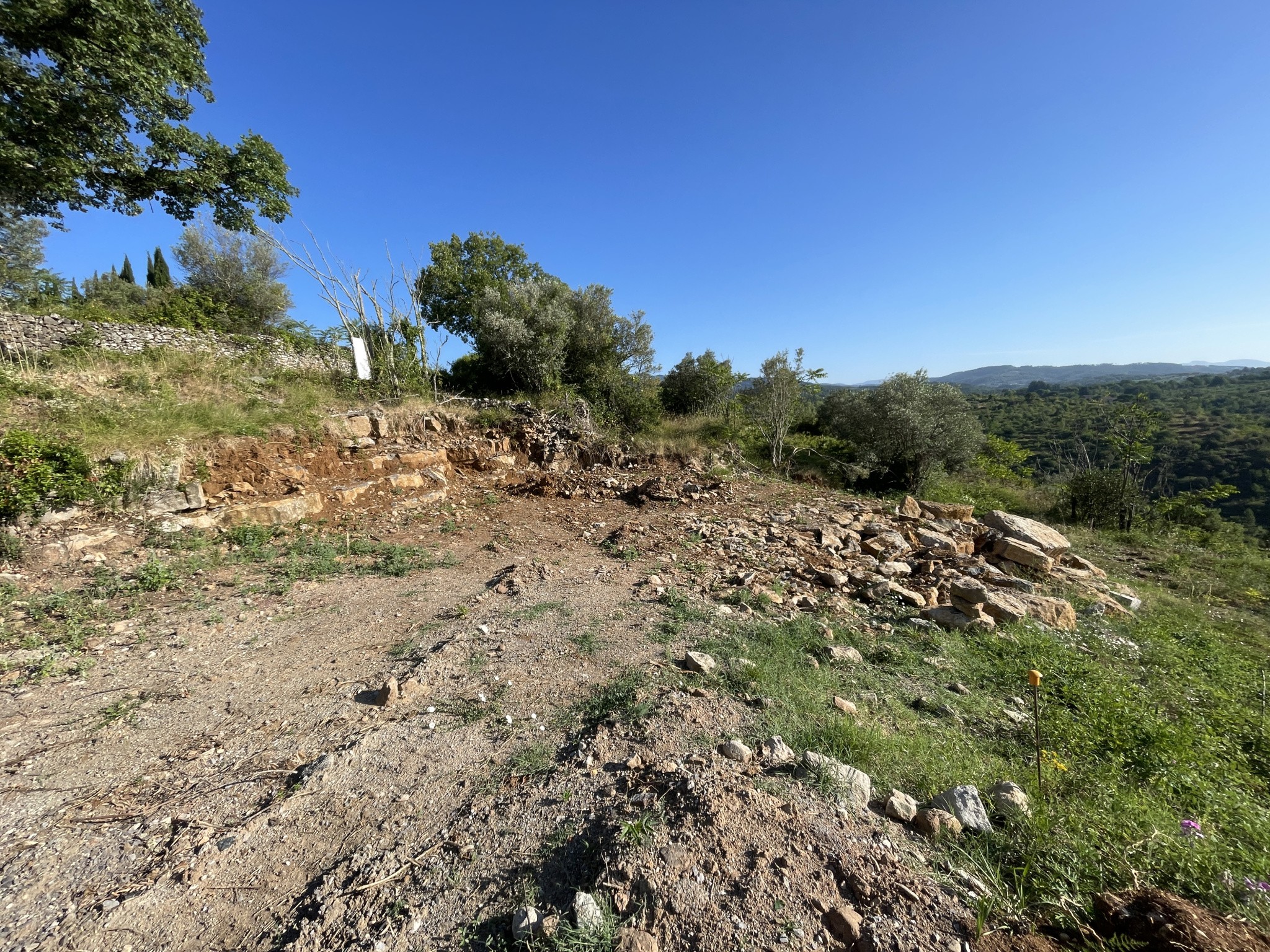 Terrain à bâtir de 3560 m2 viabilisé avec permis de construire pour une villa avec piscine. — photo 6