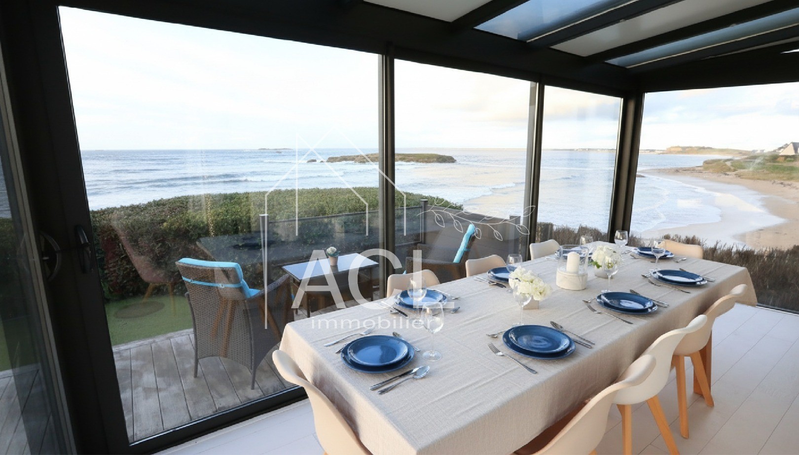 Villa d’exception les pieds dans l’eau à Saint-Pierre-Quiberon (Morbihan) — photo 4