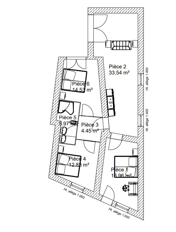 MAUGUIO RDC de MAISON DE VILLE 86M2 COUR 25M2 — photo 3