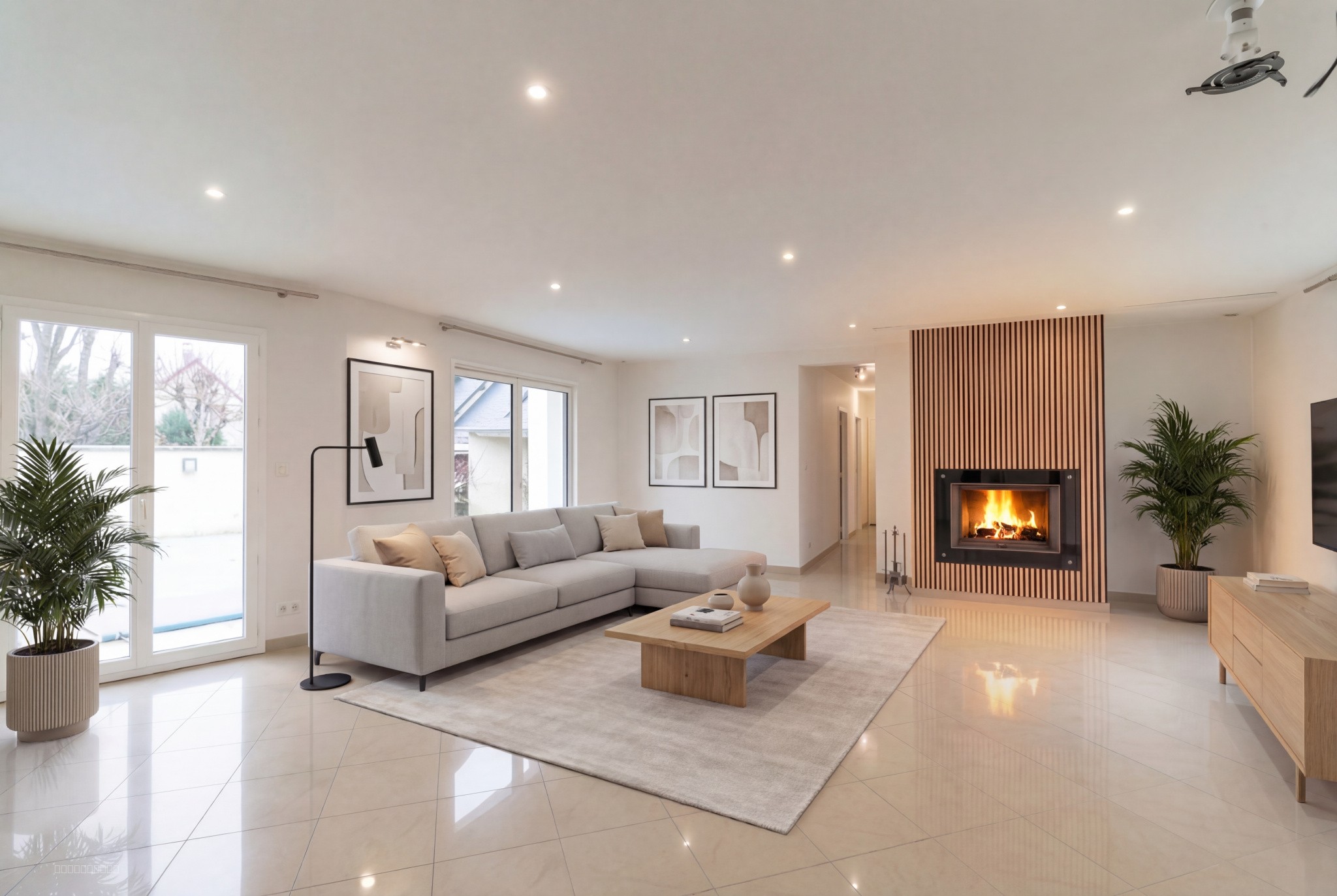 Maison familiale avec piscine, sous-sol total et 1 500 m2 de terrain clos — Notre-Dame-d’Oé — photo 4