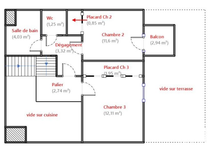 Superbe duplex en rez-de-jardin — photo 13