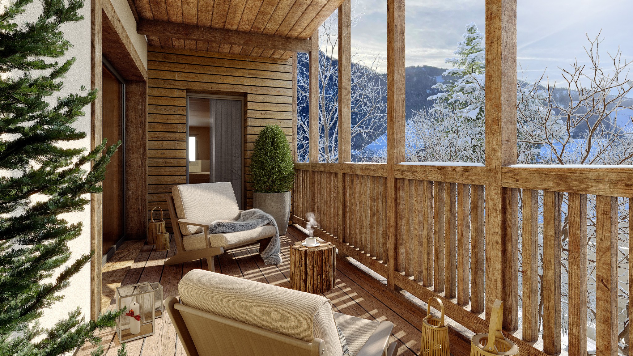 A deux pas des pistes T3 de 71m2 — photo 3