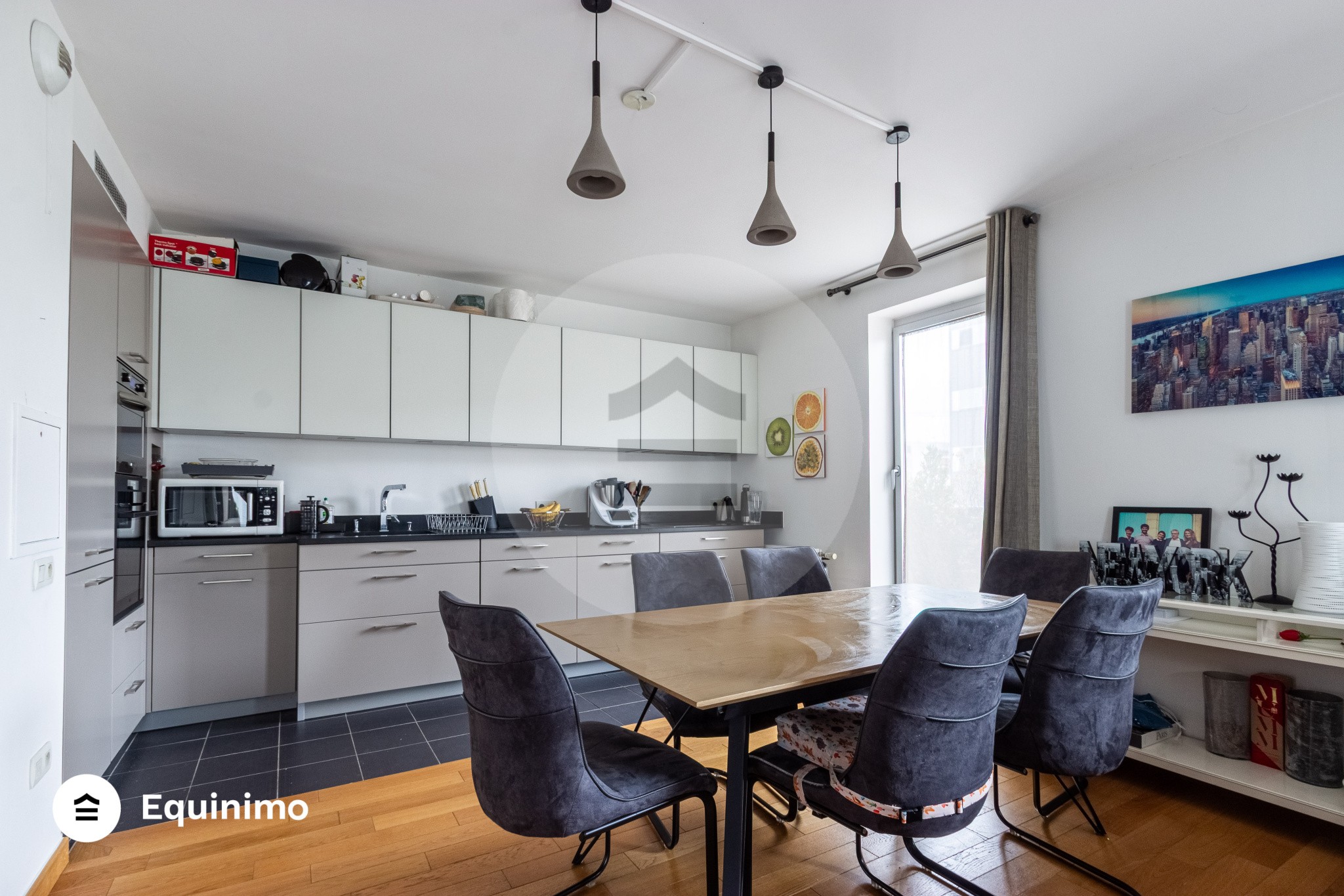 Duplex de 84 m2 avec terrasse de 40m2 en dernier étage à Boulogne-Billancourt Immeuble 2011 métro Billancourt — photo 2