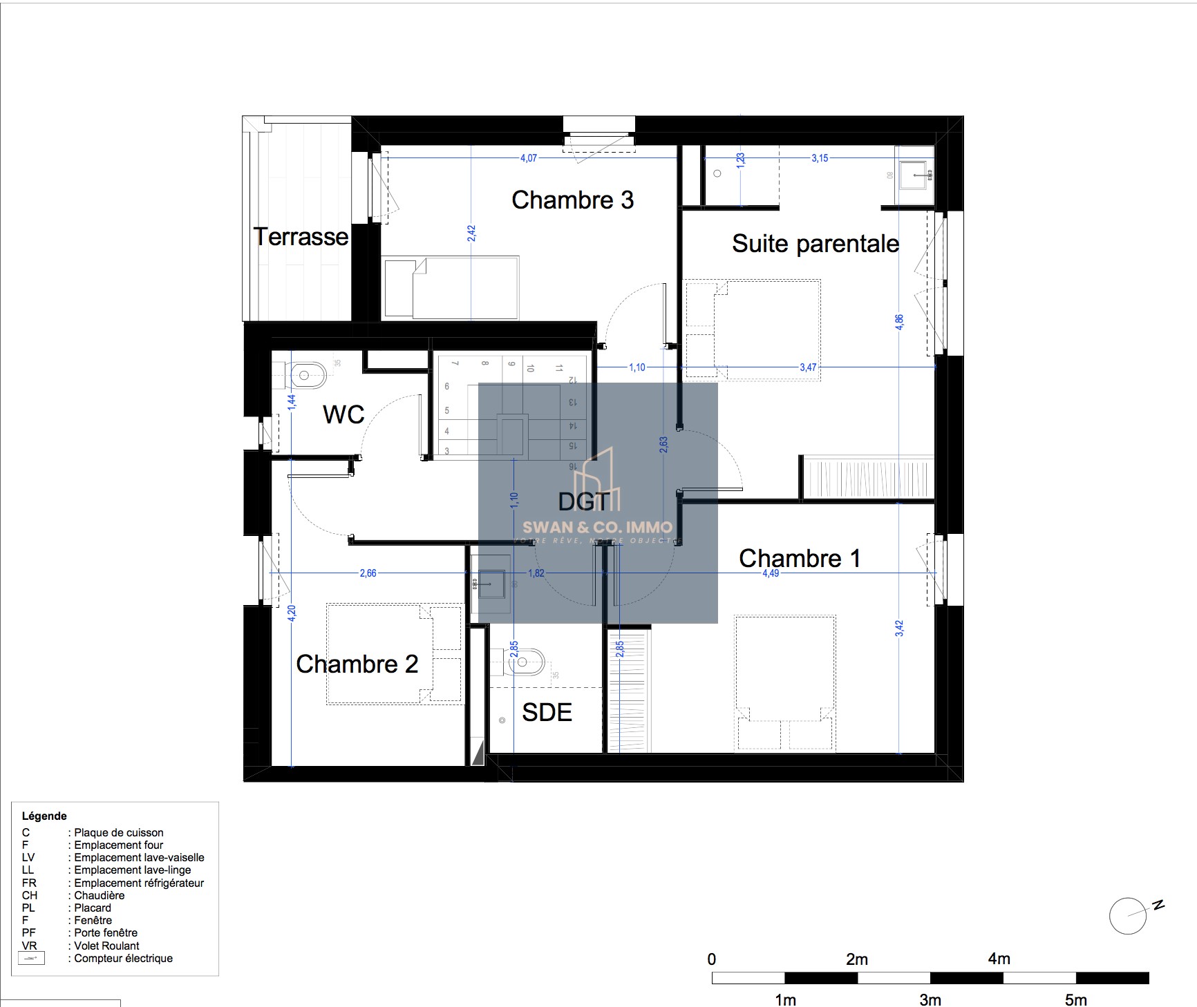 Élégance Contemporaine et Confort Familial — Duplex d'Exception de 116m2 avec Jardin de 186m2, Piscine et Terr — photo 5