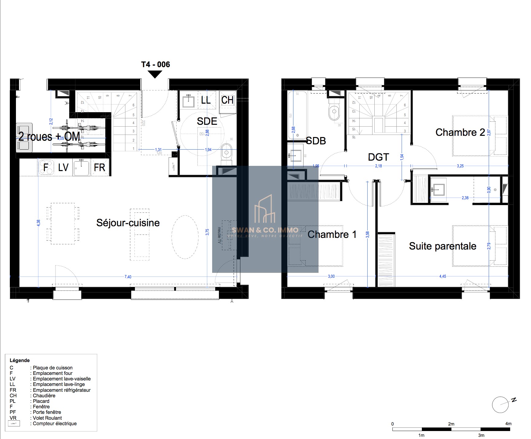 Élégance Contemporaine et Confort Familial — Duplex d'Exception de 84.40 m2 avec Jardin Privatif — photo 2