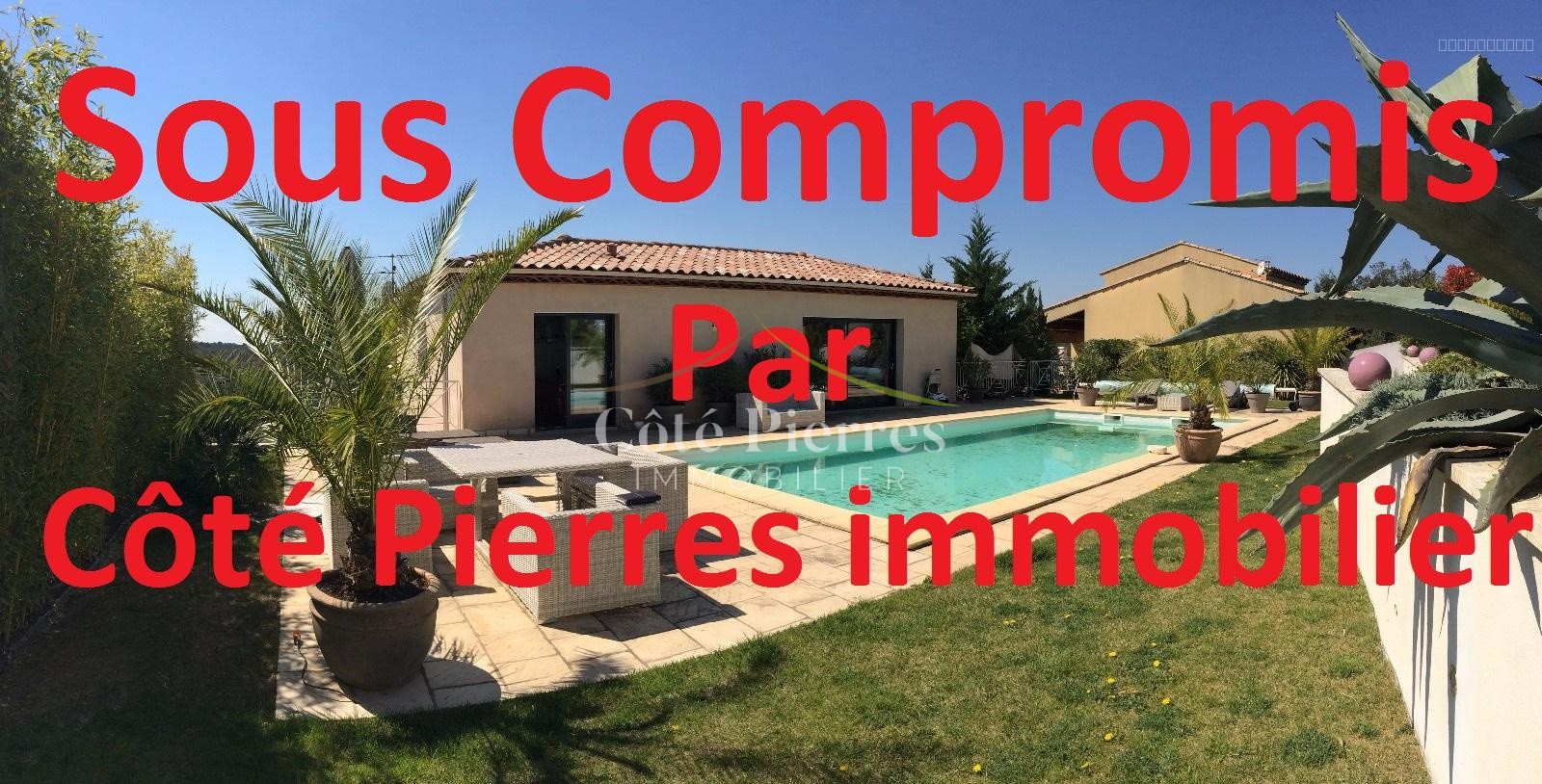 vente villa Contemporaine vue dominante sur les hauteurs du Golf de Vacquerolles à Nîmes — photo 5