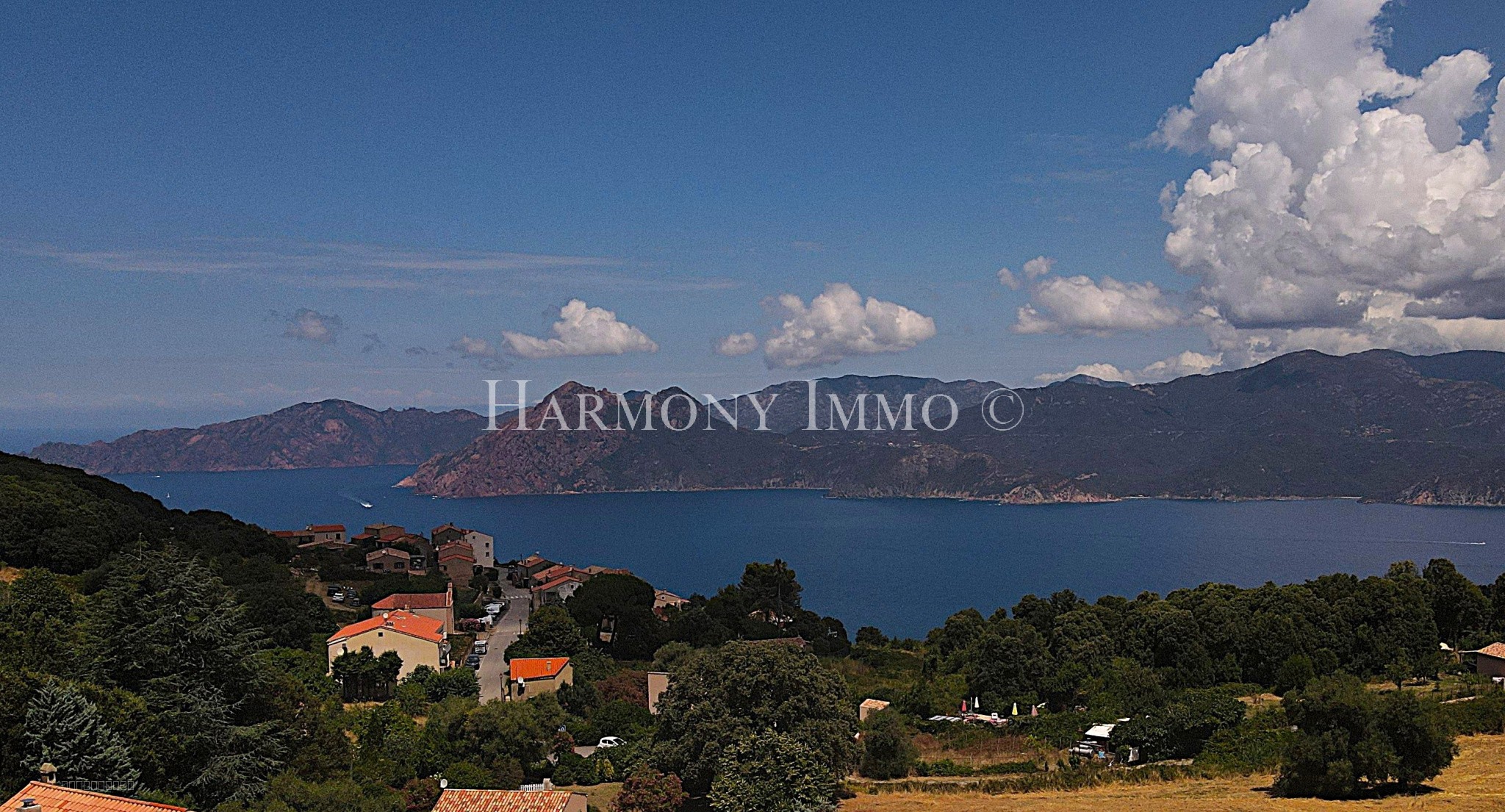 Terrain avec vue panoramique mer et montagnes — photo 4