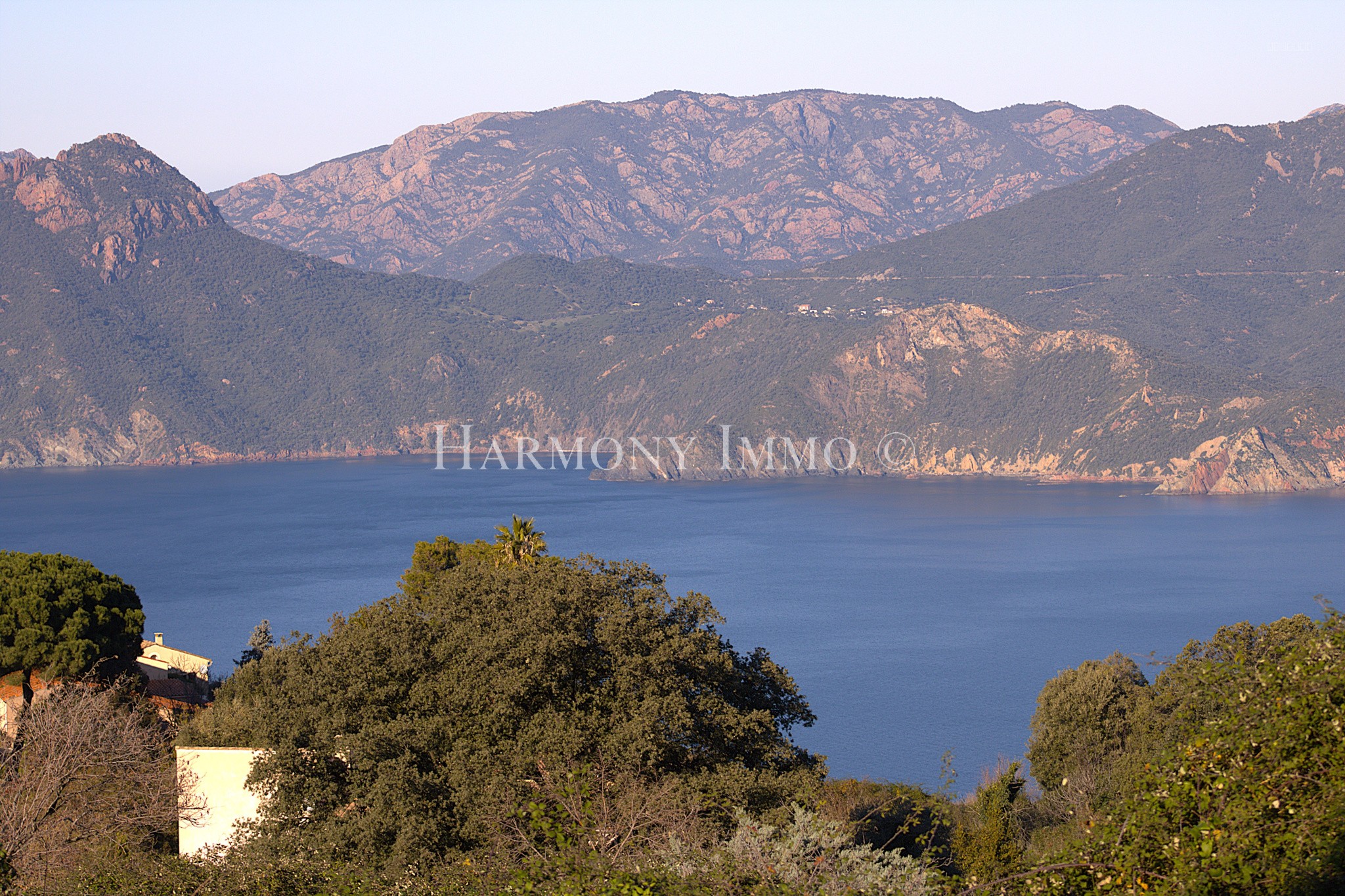 Terrain avec vue panoramique mer et montagnes — photo 3