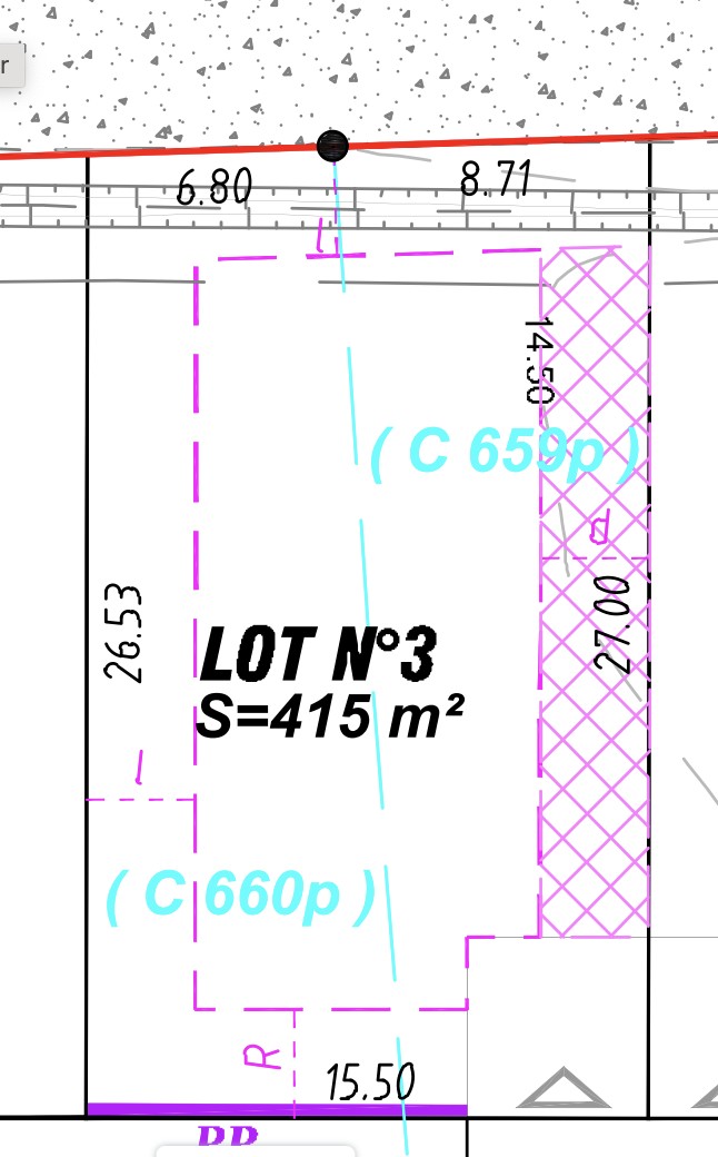 À vendre   Terrain viabilisé de 415 m2   Lotissement — photo 3