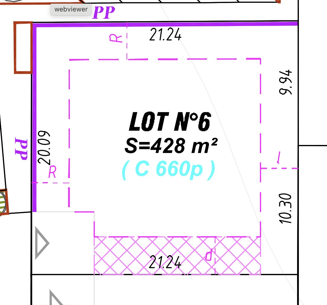 À vendre   Terrain viabilisé de 428 m2   Lotissement 'La Lisière des Chênes'   Les Mathes (17570) — photo 3