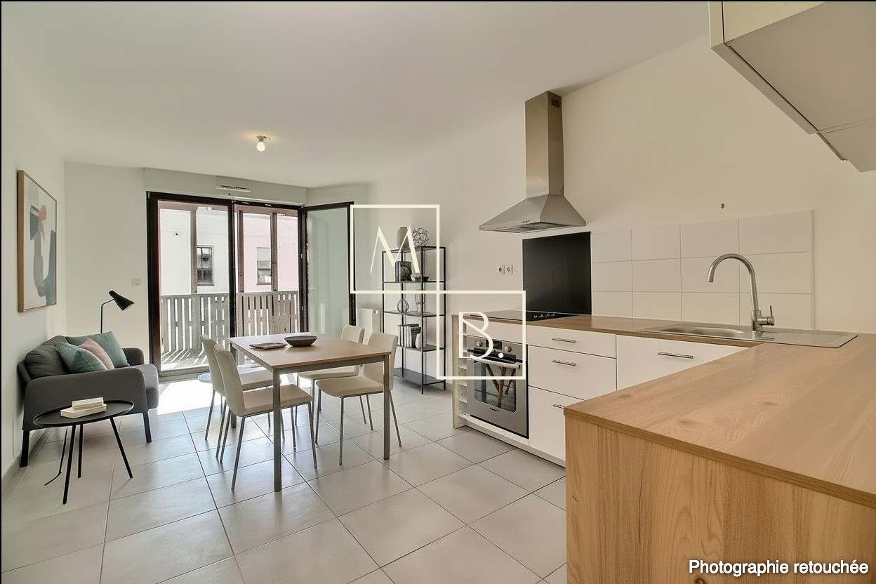 T2 de 41 m2 avec balcon 8 m2 et parking — photo 6