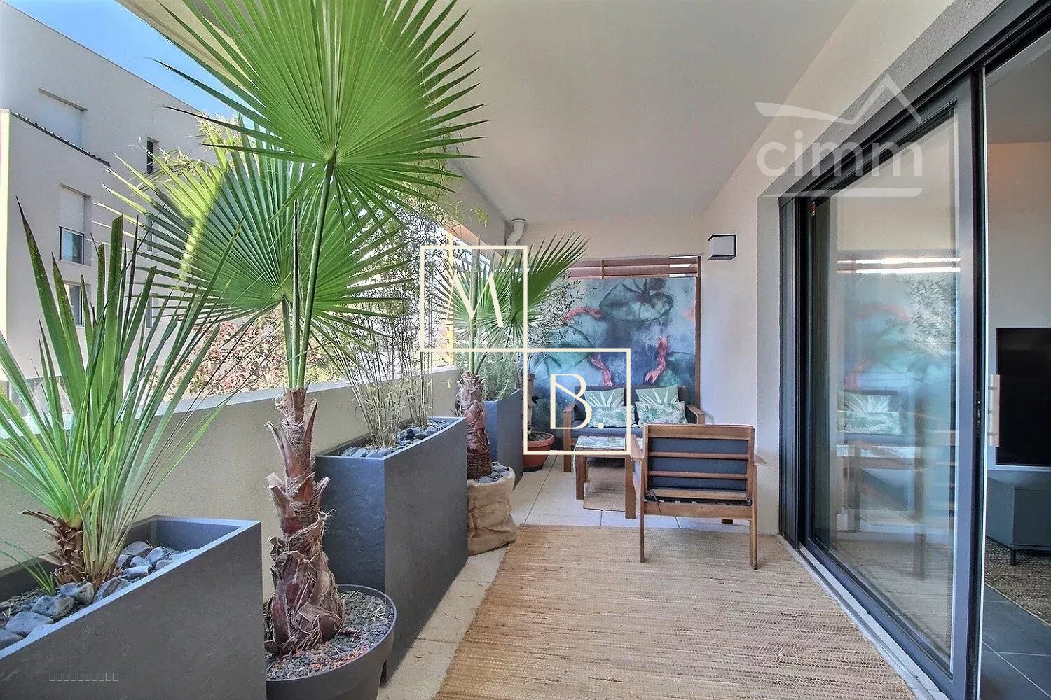 OVALIE - T3 meublé de 60m2 avec Terrasse + Parking — photo 2