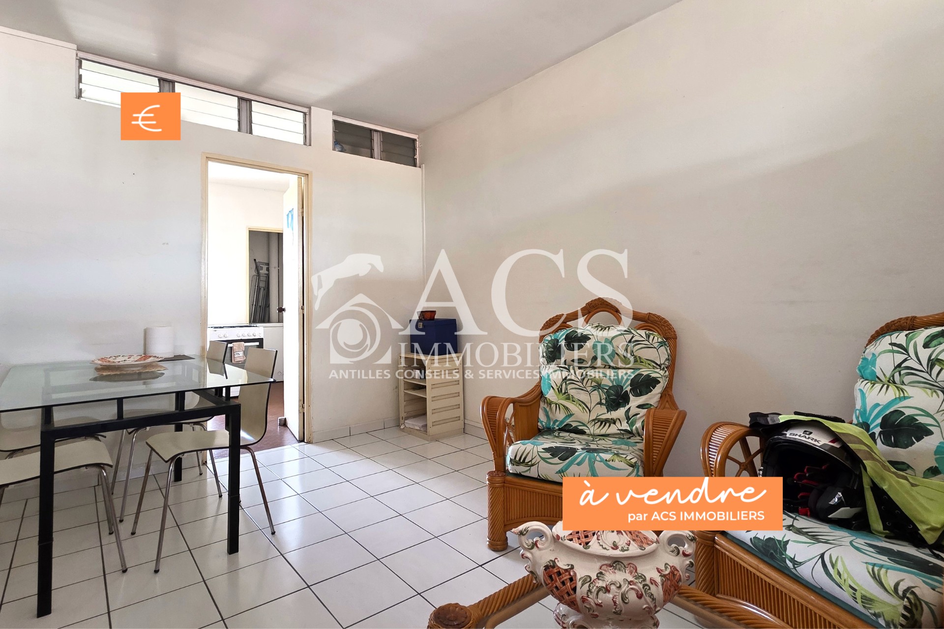 Studio avec balcon, vue mer et emplacement central   idéal résidence ou activité pro à FORT DE FRANCE — photo 1