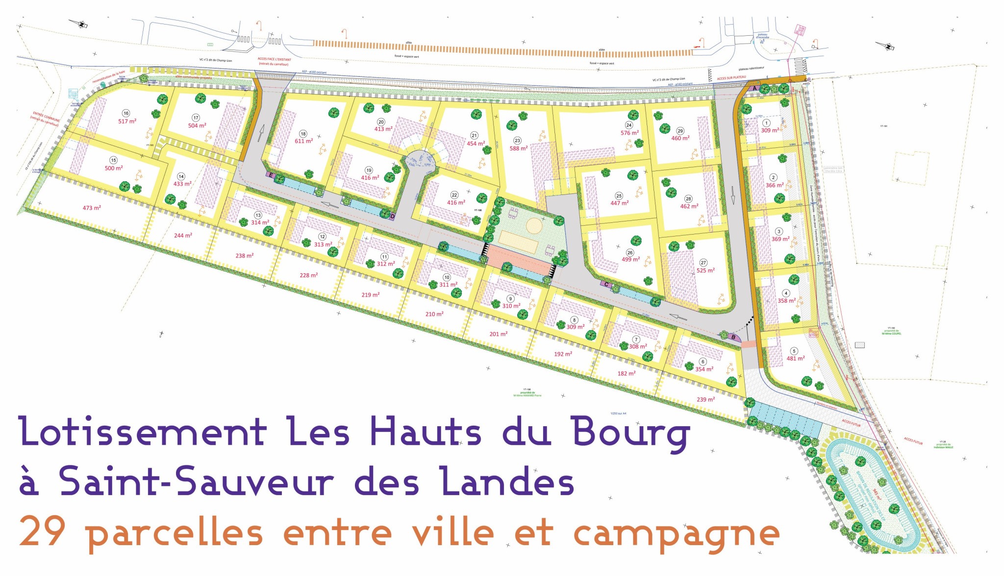 Terrains constructibles de 309 à 677 m2 — photo 2