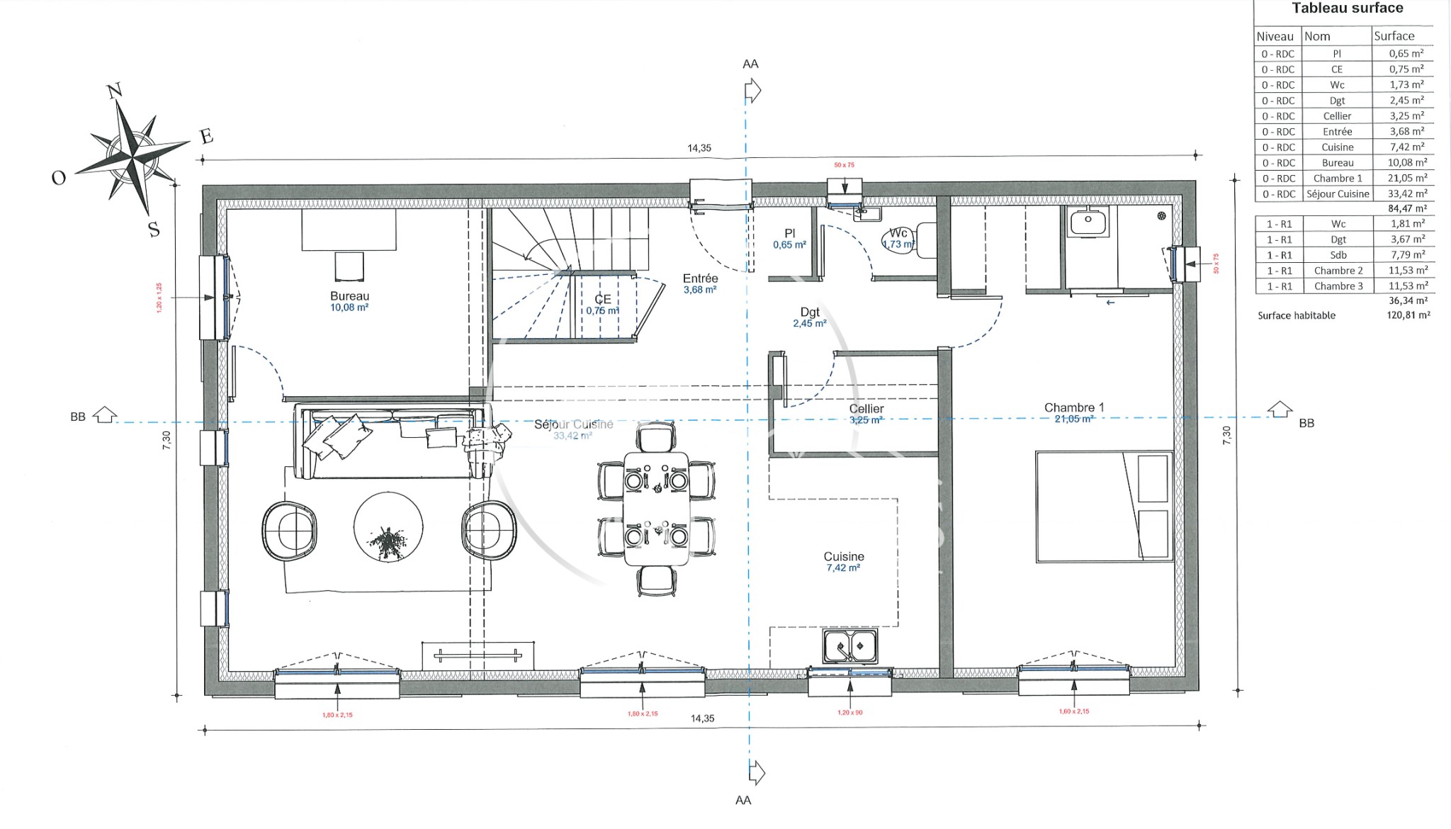 Maison 5 pièces 120m2 à TOULON sur parcelle de 653m2 — photo 3