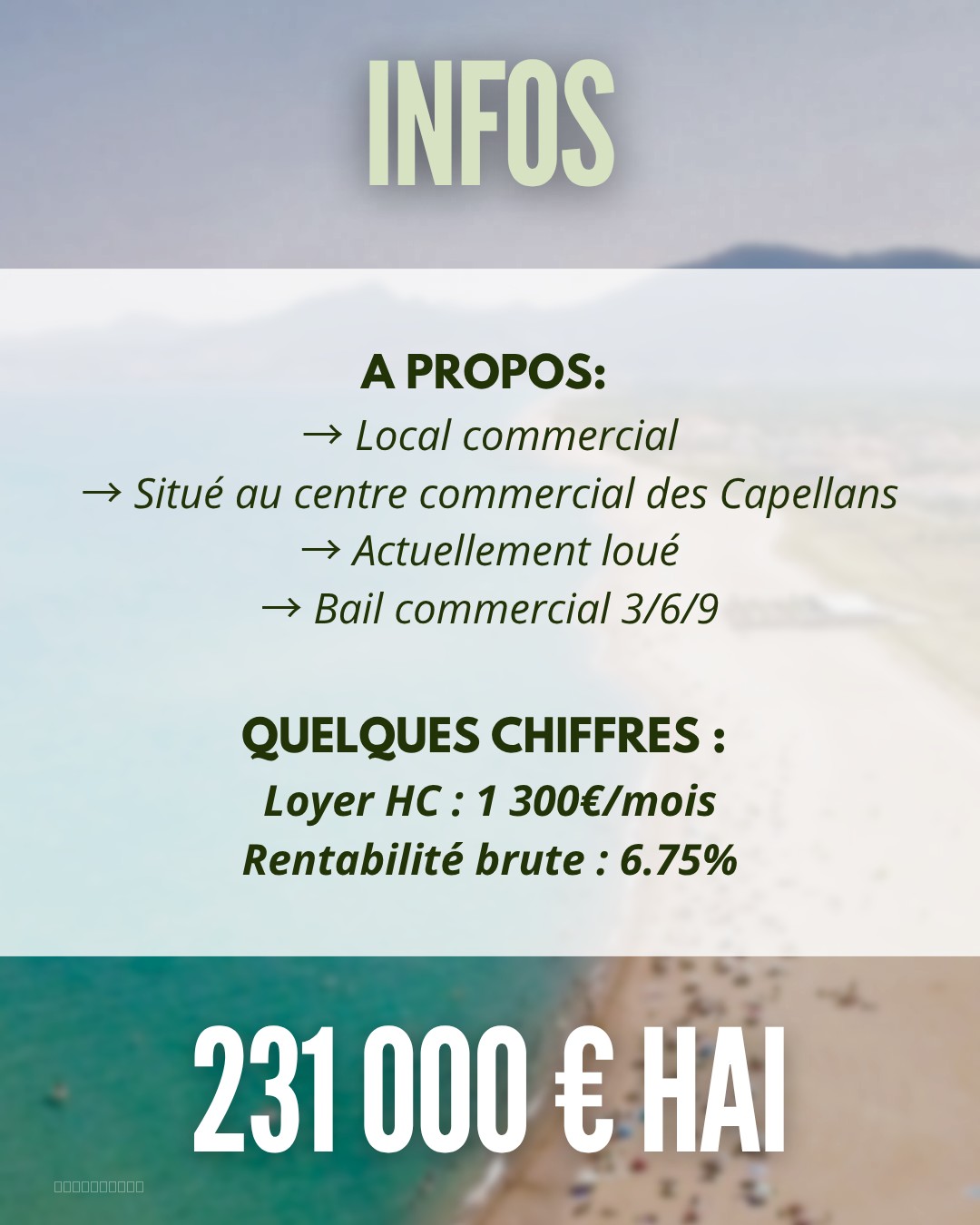 LOCAL COMMERCIAL - AVEC APPARTEMENT - SAINT-CYPRIEN PLAGE — photo 2