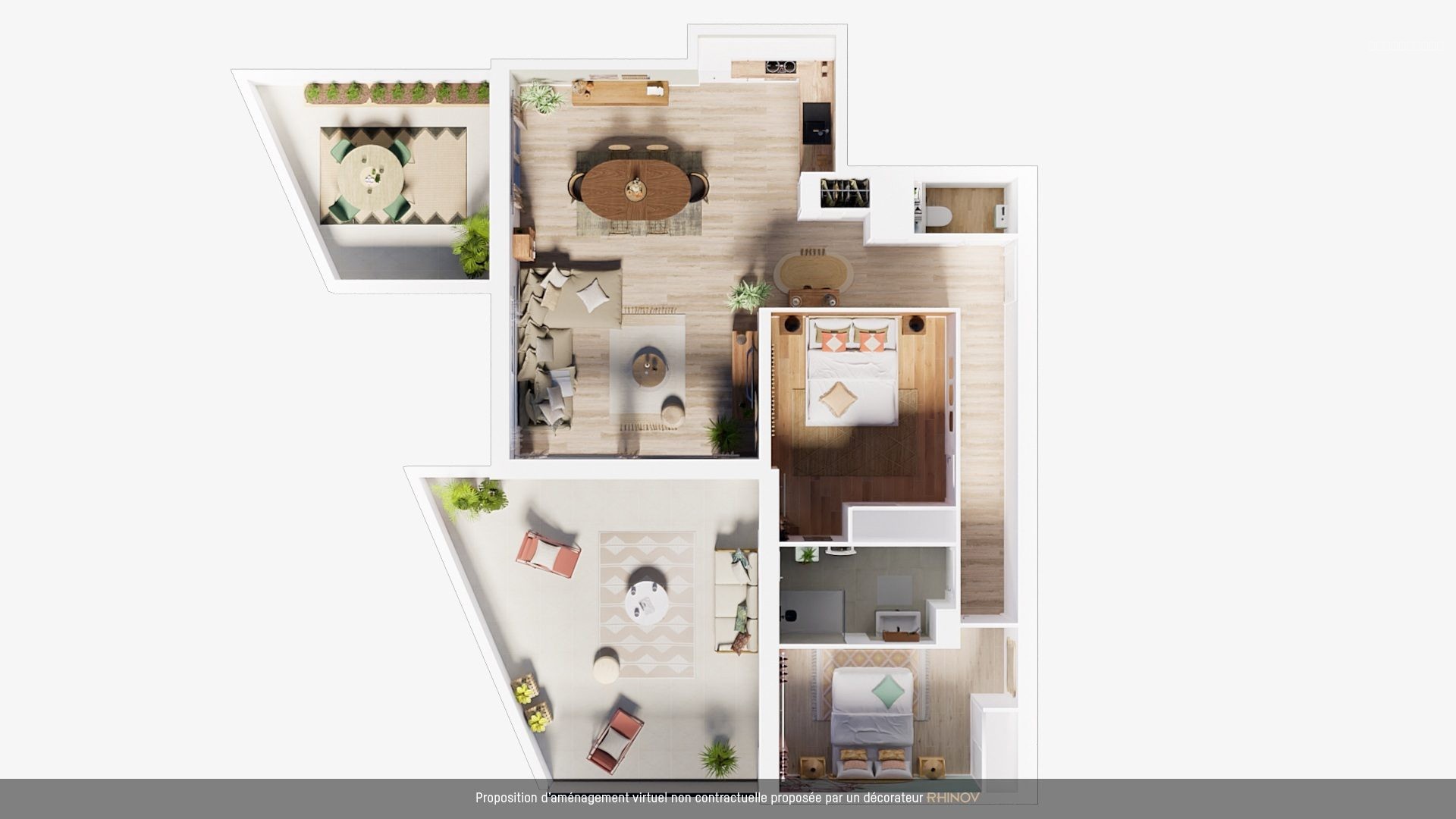 APPARTEMENT NEUF À VENIR AU C?UR DE LA PALMYRE, À 1 KM DE LA PLAGE — photo 1